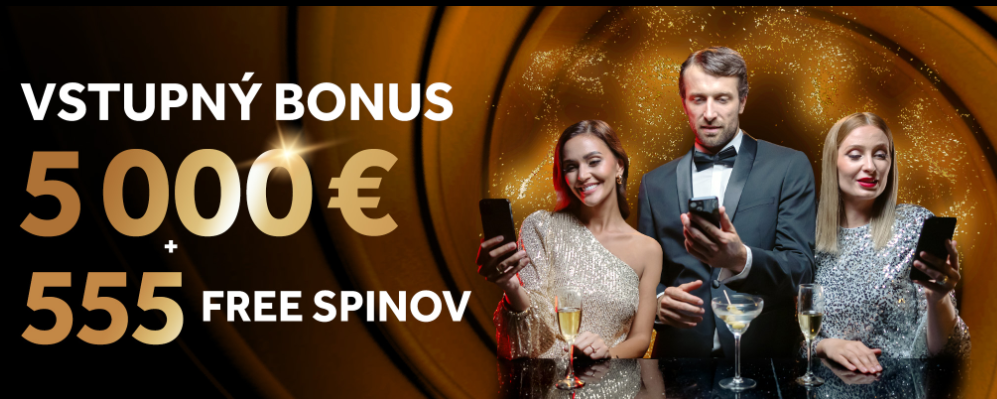 Uvítací bonus DoubleStar – 100 % do 5 000 € + 555 free spinov